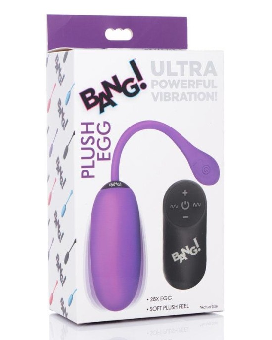 Bang! 28X Plush Egg & Remote - Purple