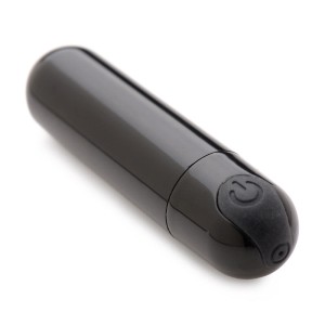 Bang! 10X Vibrating Metallic Bullet - Black