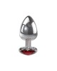 Adam & Eve Red Heart Gen Anal Plug - Large