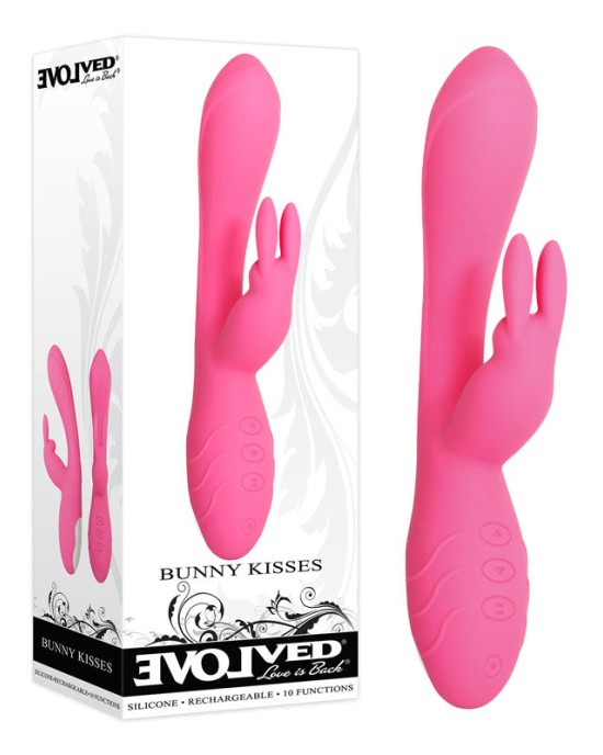 Evolved Bunny Kisses Rabbit Vibrator - Pink