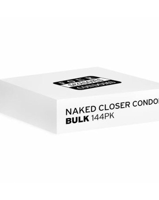 Four Seasons Naked Closer Condoms - Bulk Box of 144