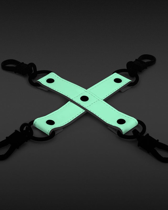 GLO Bondage Hog Tie - Glow In Dark