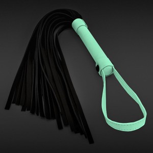 GLO Bondage Flogger - Glow In Dark