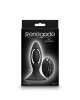 Renegade V2 - Black - Black 11.2cm Vibrating Butt Plug with Remote