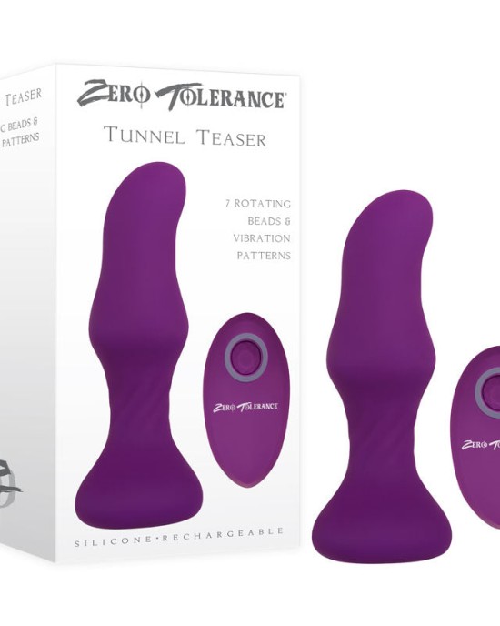 Zero Tolerance Tunnel Teaser - Purple Butt Plug with Remote