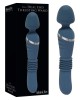 Adam & Eve The Dual End Thrusting Wand/Vibrator - Blue