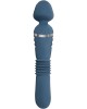 Adam & Eve The Dual End Thrusting Wand/Vibrator - Blue