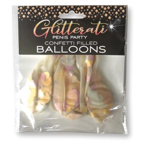 Glitterati - Confetti Balloons - 5 Pack