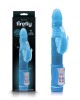 Firefly - Lola - Glow In Dark Blue Thrusting Rabbit Vibrator