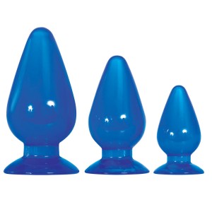 Adam & Eve Big Blue Jelly Backdoor Playset - 3 Sizes