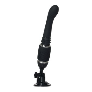 Evolved Thrust & Go - Black Thrusting Vibrator with Interchangeable Shafts