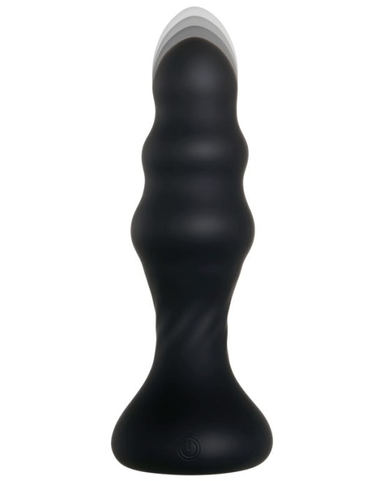 Evolved Backdoor Banger - Black Thrusting Butt Plug with Remote