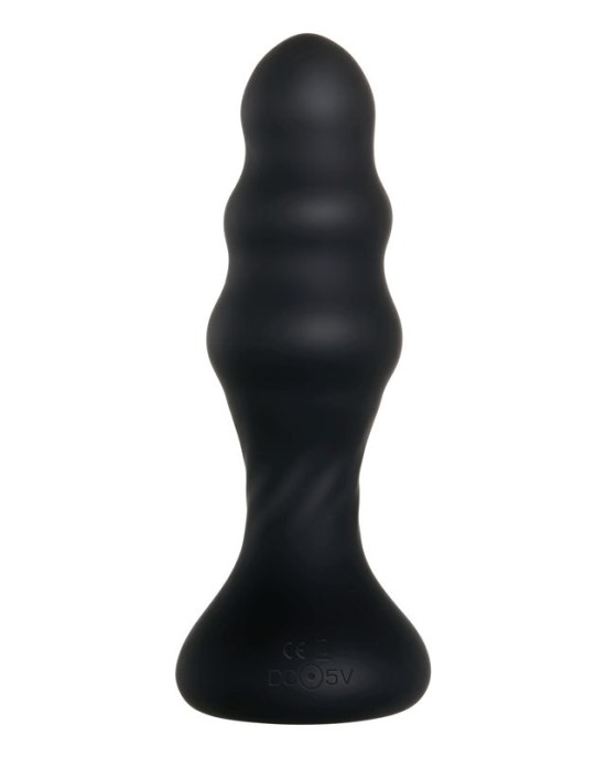 Evolved Backdoor Banger - Black Thrusting Butt Plug with Remote