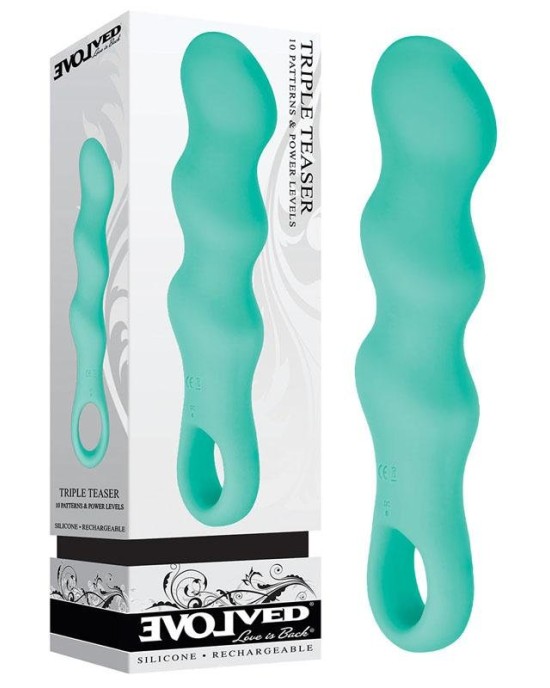 Evolved Triple Teaser - Teal Vibrator