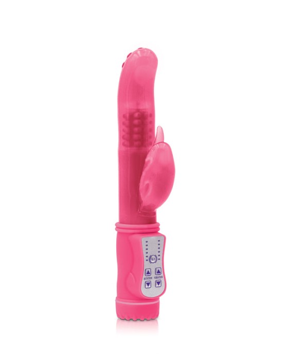 Firefly - Jessica - Glow In Dark Pink Rabbit Vibrator