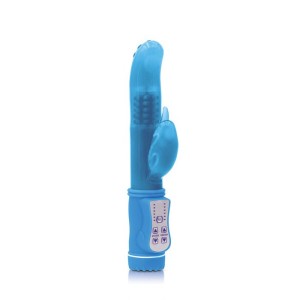 Firefly - Jessica - Glow In Dark Blue Rabbit Vibrator