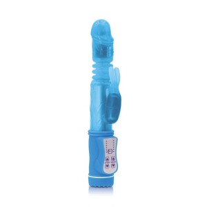 Firefly - Thumper - Glow In Dark Blue Thrusting Rabbit Vibrator