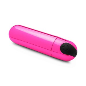 Bang! 10X Vibrating Metallic Bullet - Pink