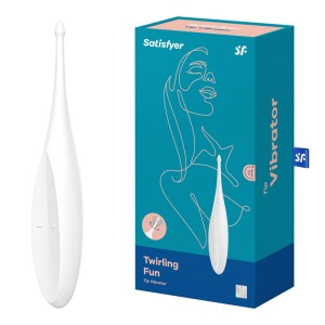 Satisfyer Twirling Fun Tip Vibrator - White