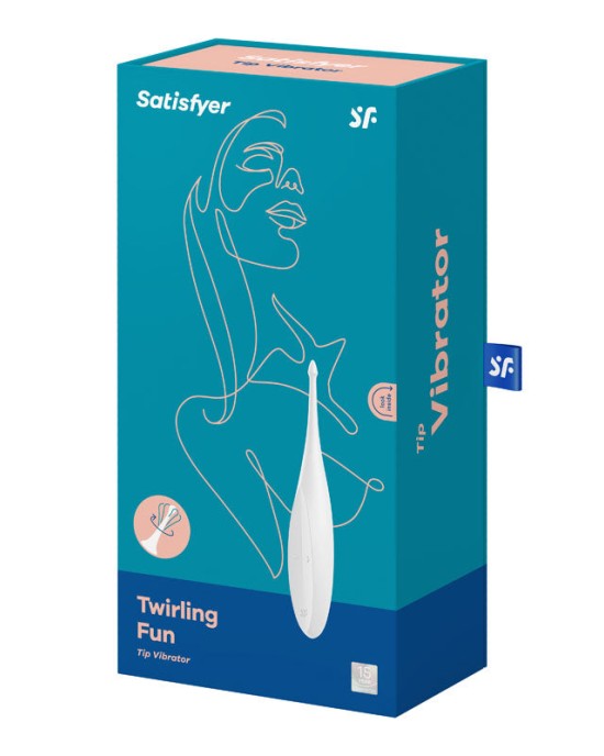 Satisfyer Twirling Fun Tip Vibrator - White