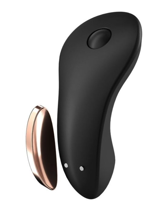 Satisfyer Little Secret App Controlled Panty Vibrator with Remote - Black