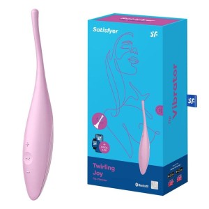 Satisfyer Twirling Joy - Pink - Point Clitoral Stimulator + App