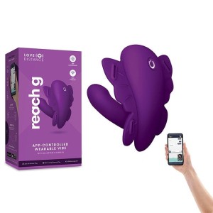 Love Distance REACH G App Controlled Wearable Vibe - Purple