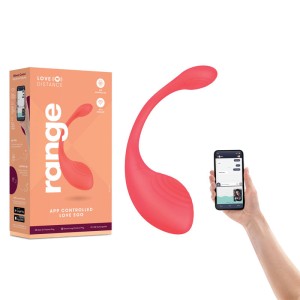 Love Distance Range App Controlled Love Egg - Coral