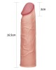 Pleasure X-Tender 1 Inch Extension Sleeve - Flesh