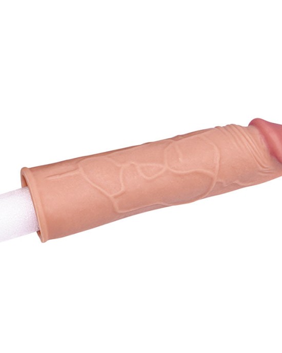 Pleasure X-Tender 1 Inch Extension Sleeve - Flesh