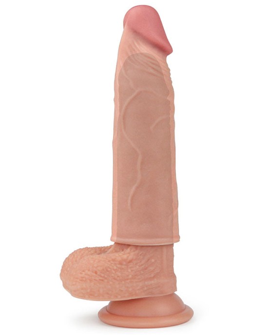 Pleasure X-Tender 1 Inch Extension Sleeve - Flesh