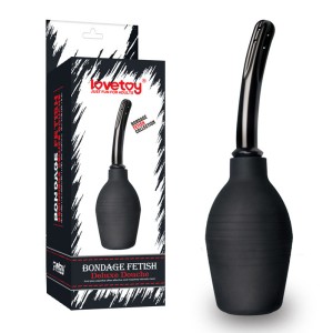 Bondage Fetish Deluxe Curved Douche - Black 310ml