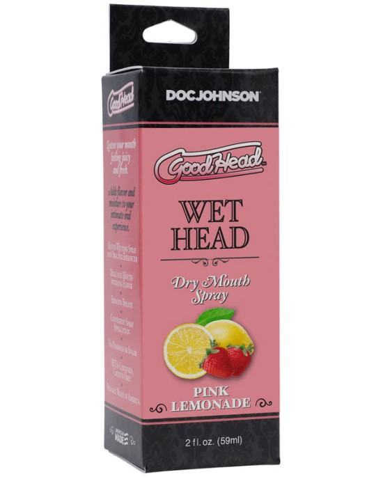 Goodhead Wet Head Dry Mouth Spray - Pink Lemonade - 59ml