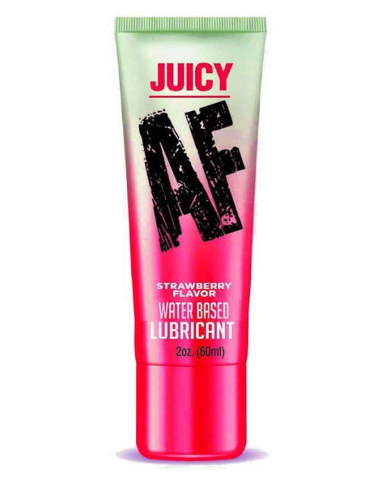 Juicy AF - Strawberry Flavoured  Lubricant - 60ml