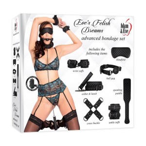 Adam & Eve Fetish Dreams Advanced Bondage Set - 7 Piece Kit