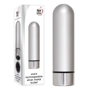 Adam & Eve Silver Metal Bullet