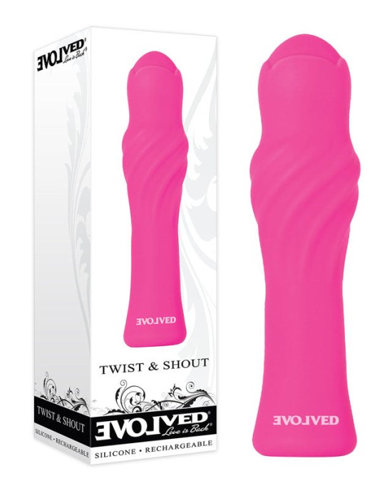 Evolved Twist & Shout - Pink Vibrator