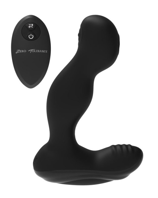 Zero Tolerance The One-Two Punch - Black Prostate Massager