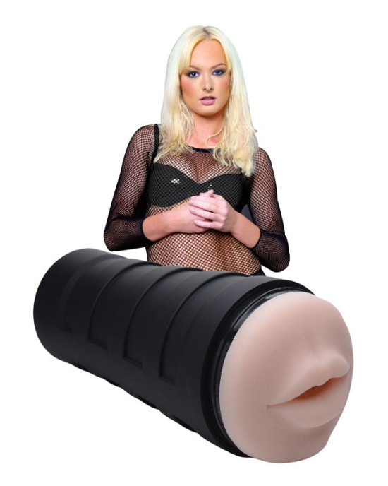 Mistress Dani Deluxe Mouth Stroker - Flesh