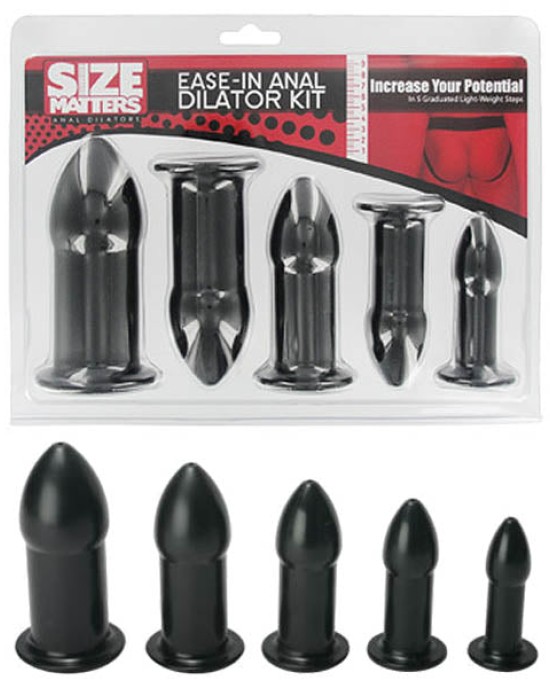 Size Matters Ease-in Anal Dilator Kit - Set of 5