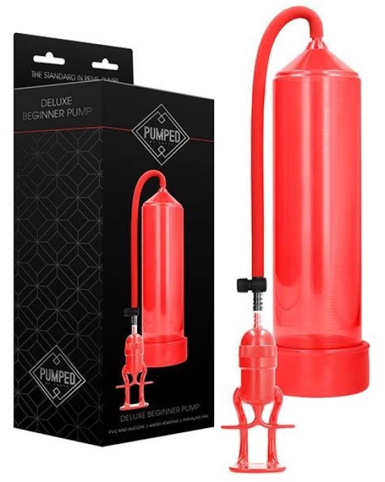 Pumped Deluxe Beginner Pump - Red