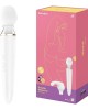 Satisfyer Double Wand-er - White Massager Wand with Attachment