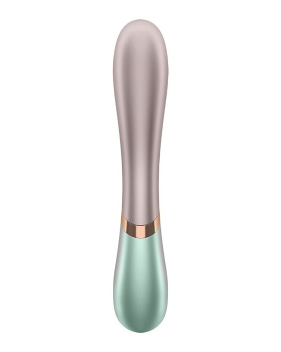 Satisfyer Hot Lover Self-Warming App Controlled Dual Stimulator - Green/Pink