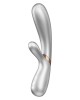 Satisfyer Hot Lover Self-Warming App Controlled Dual Stimulator - Silver/Champagne