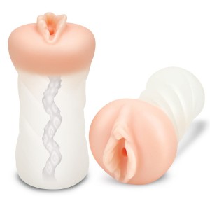 Zolo Perfect Grilfriend Vagina Stroker - Clear/Flesh