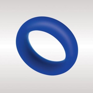 Zolo Extra Thick 40mm Cock Ring - Blue