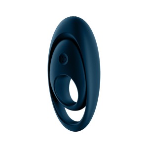 Satisfyer Glorious Duo - Dark Blue Cock & Balls Ring