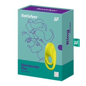 Satisfyer Spectacular Duo - Light Green Cock & Balls Ring