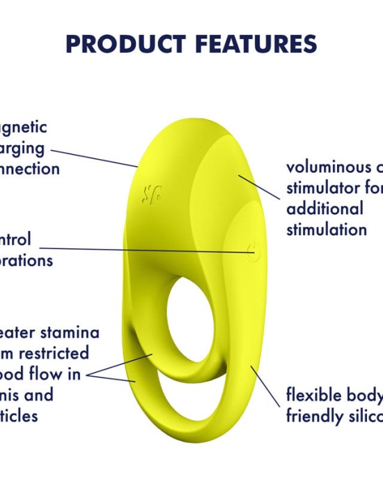 Satisfyer Spectacular Duo - Light Green Cock & Balls Ring