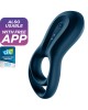 Satisfyer Epic Duo - Navy Blue - Cock & Balls Ring with App Control